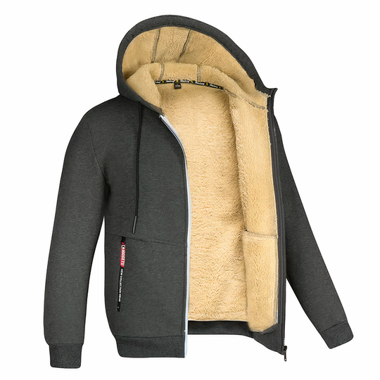 Fleecegefütterte Jacke für Herren