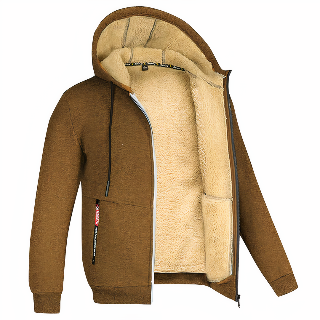 Fleecegefütterte Jacke für Herren
