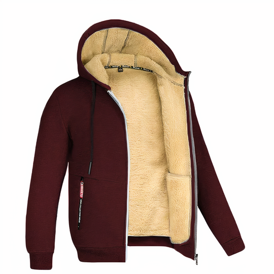 Fleecegefütterte Jacke für Herren