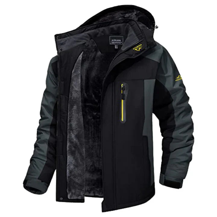 Gefütterte Outdoor-Winterjacke für Herren