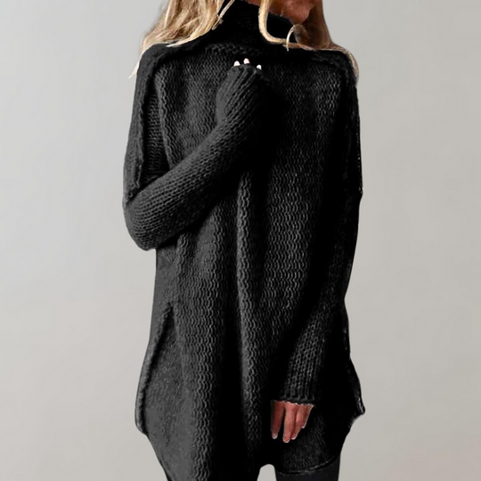 Gemütlicher langer Pullover für Damen