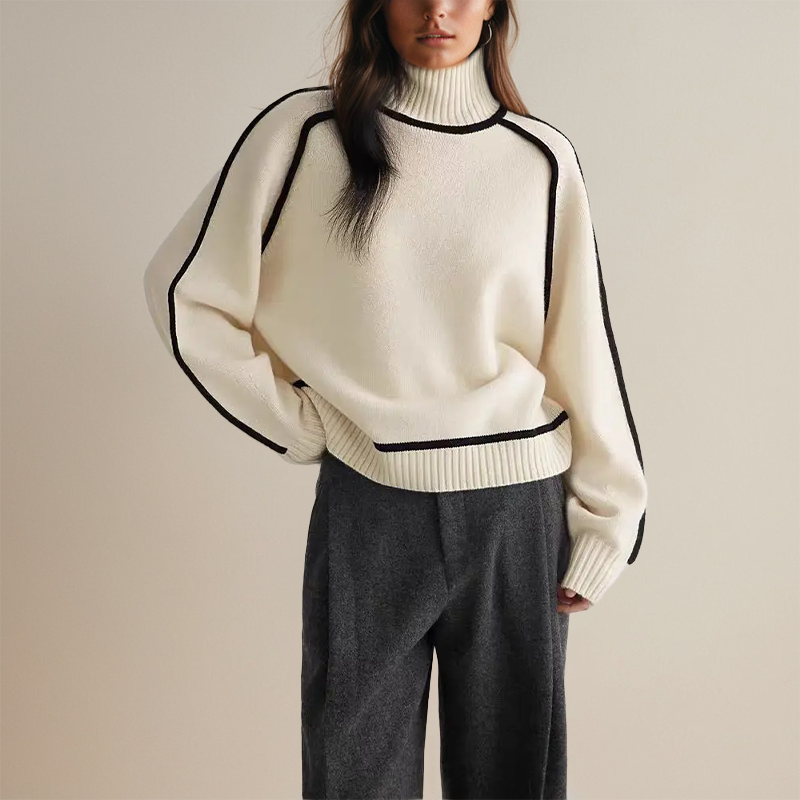 Gemütlicher Rollkragenpullover für Damen