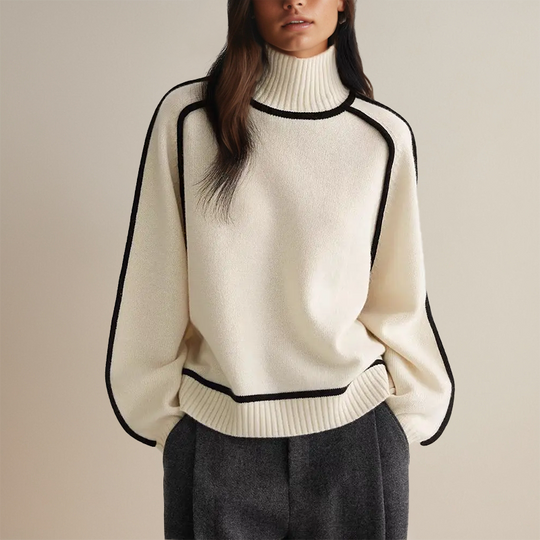 Gemütlicher Rollkragenpullover für Damen