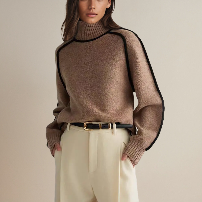 Gemütlicher Rollkragenpullover für Damen