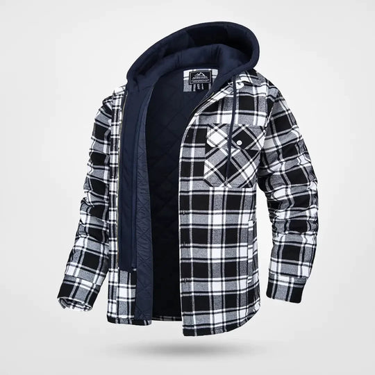 Gesteppte Winterjacke für Herren | Aufknöpfen