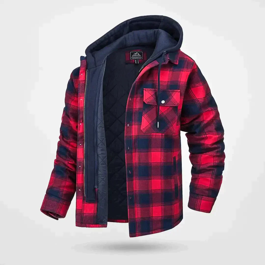 Gesteppte Winterjacke für Herren | Aufknöpfen