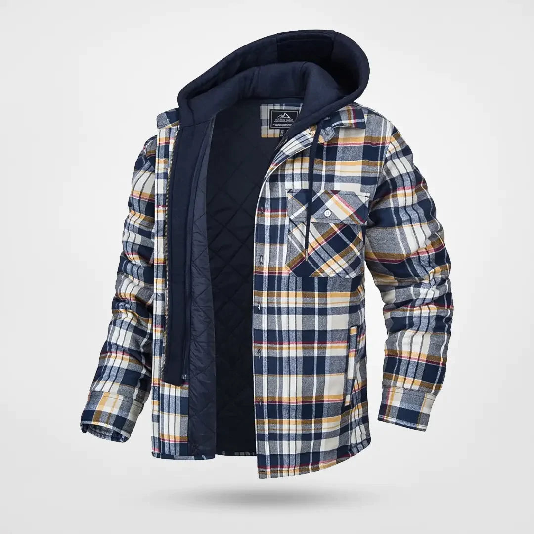 Gesteppte Winterjacke für Herren | Aufknöpfen