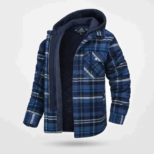 Gesteppte Winterjacke für Herren | Aufknöpfen
