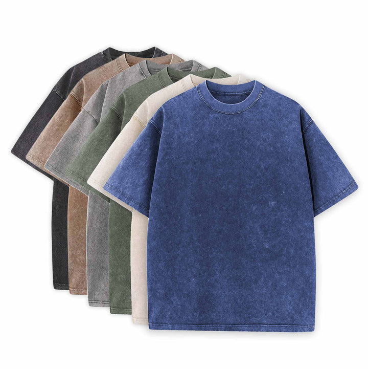 Prany męski t-shirt | luźny krój