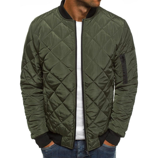 Herren-Steppjacke | Reißverschluss