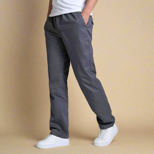 Herren Chino-Hose mit elastischem Bund | Baggy-Passform