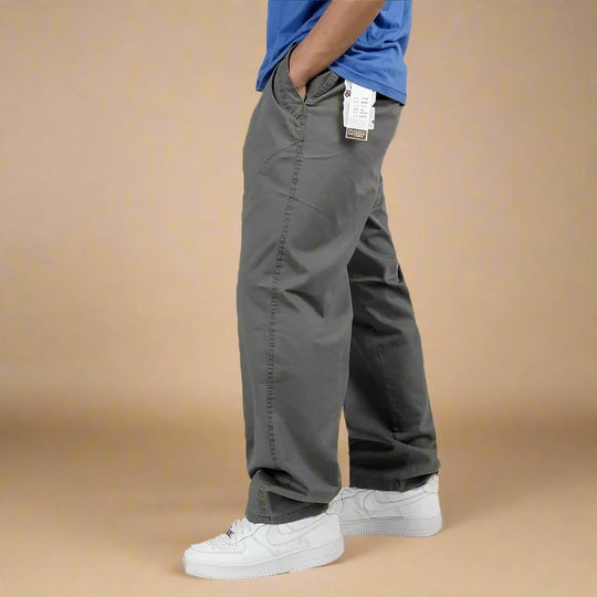 Herren Chino-Hose mit elastischem Bund | Baggy-Passform