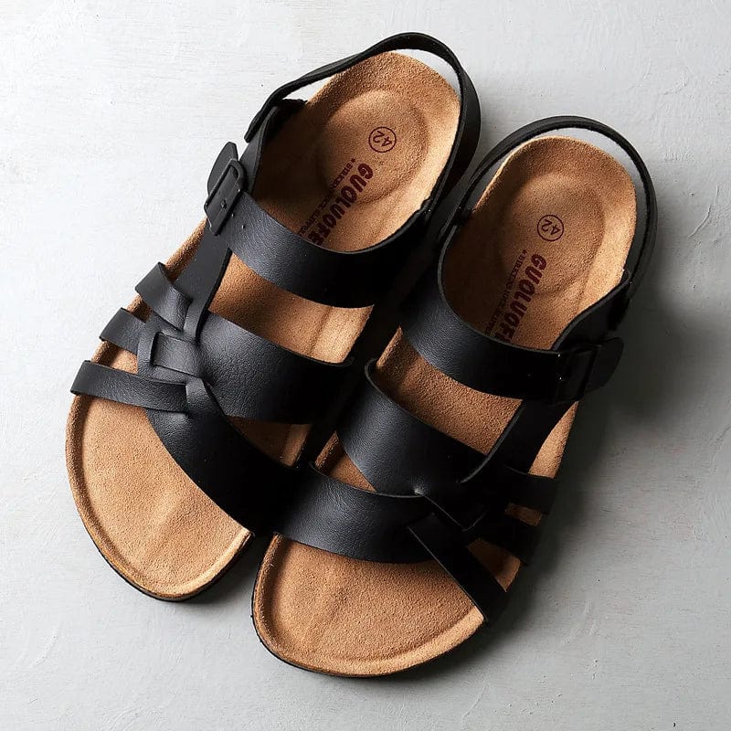 Herren Farbe Block Sommer Sandalen | Mehrfachriemen