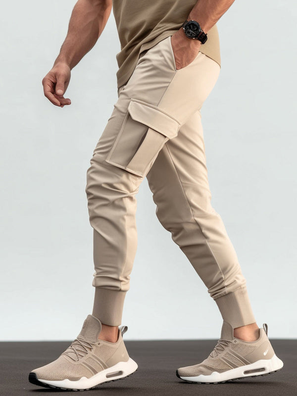 Herren Multifunktions-Cargohose | Skinny-Passform