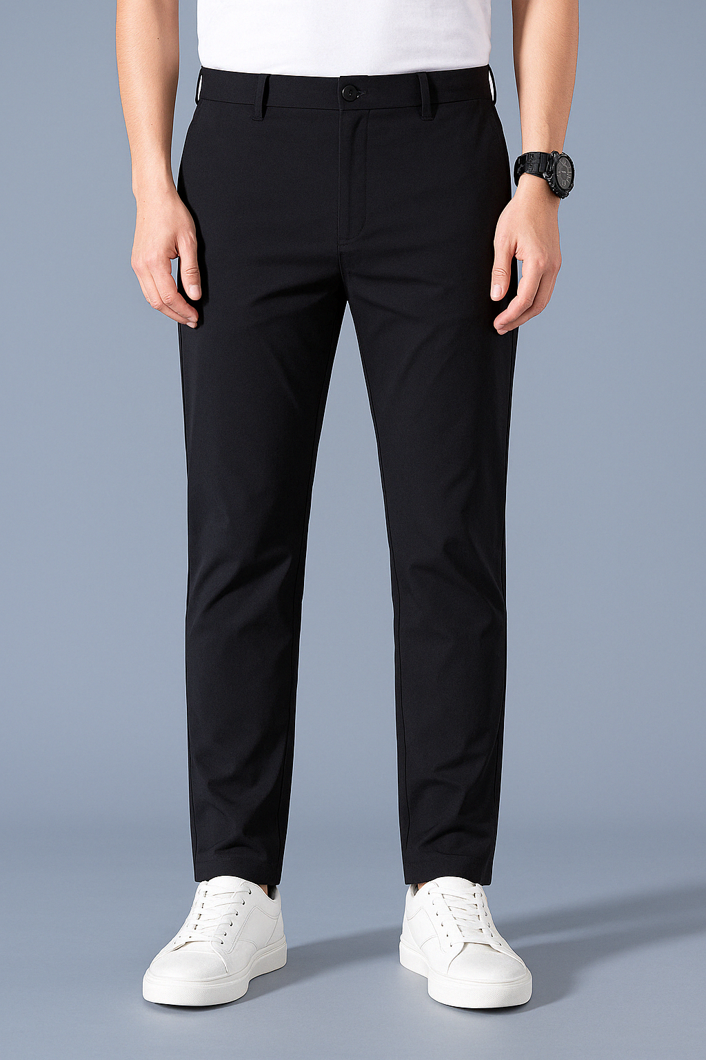 Herren Schlanke Passform Hose | Dehnbar