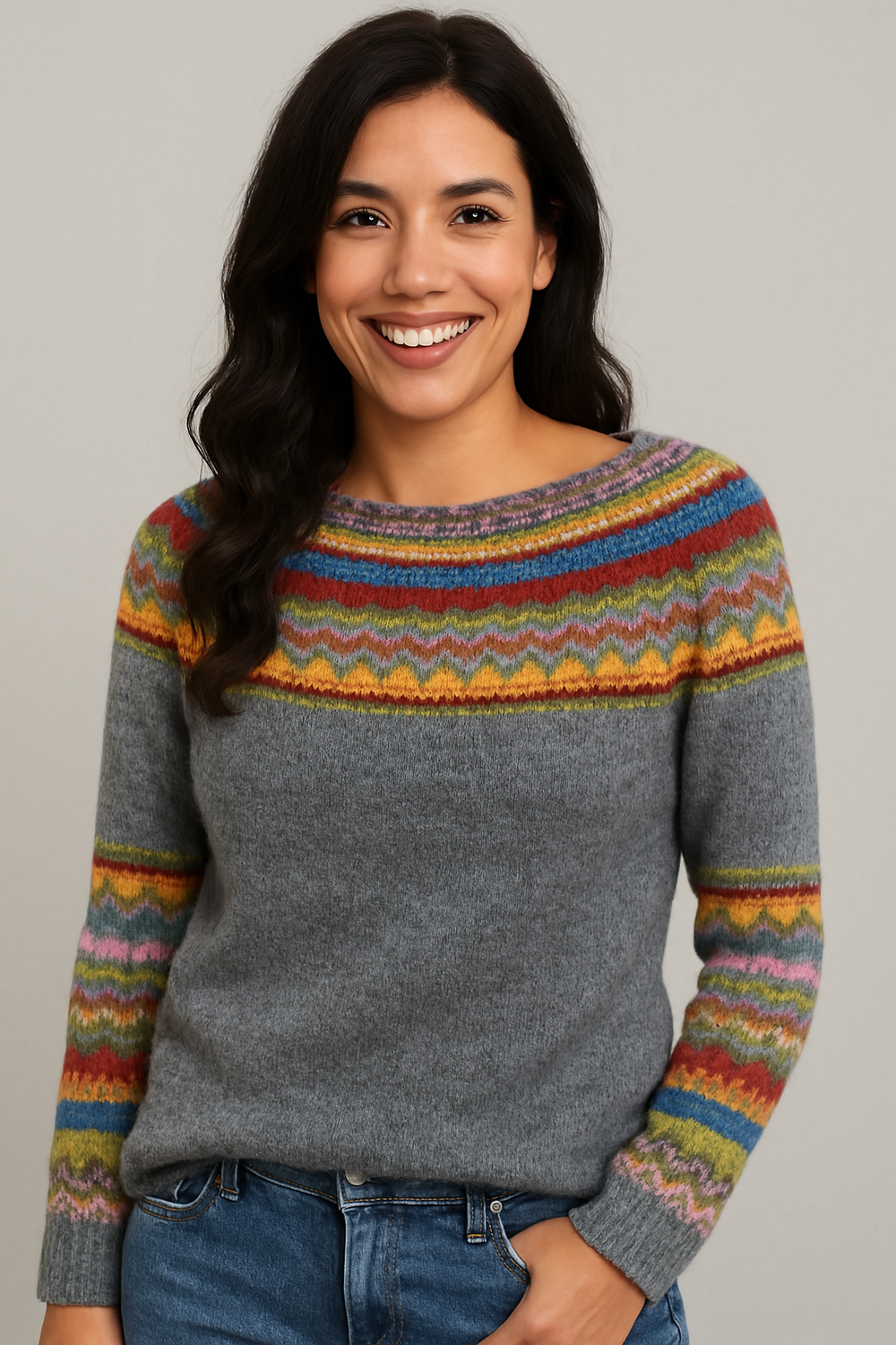 Jaze | Retro-Pullover