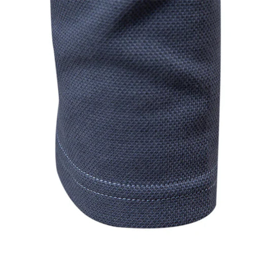 Langärmelige Polo-Bluse für Herren