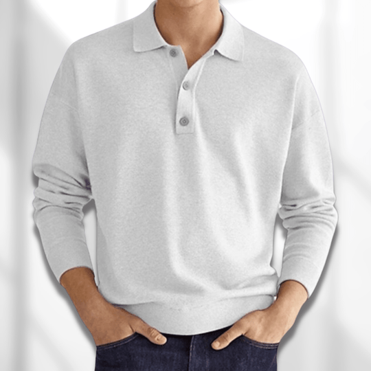 Langärmliges Klassisches Poloshirt für Herren