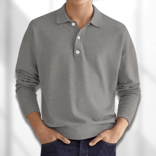 Langärmliges Klassisches Poloshirt für Herren
