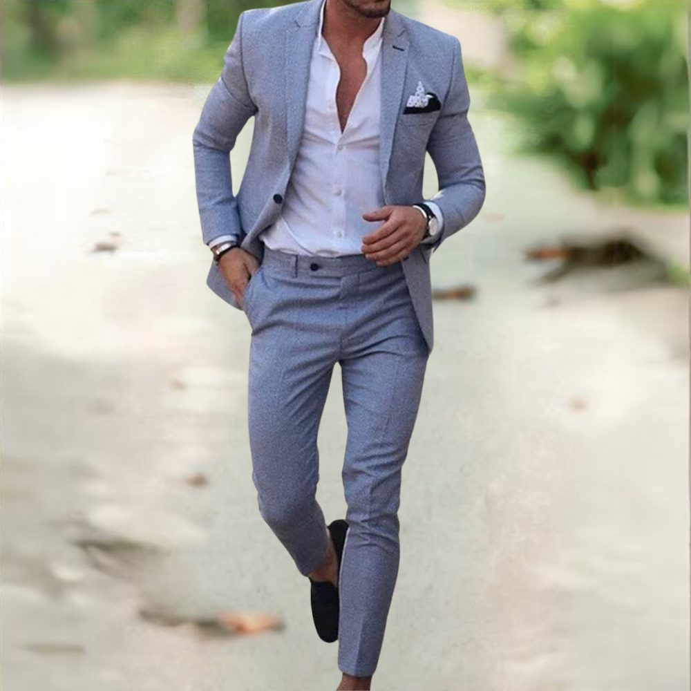 Blazer und Hosenset für Herren | Zweiteiliger Anzug