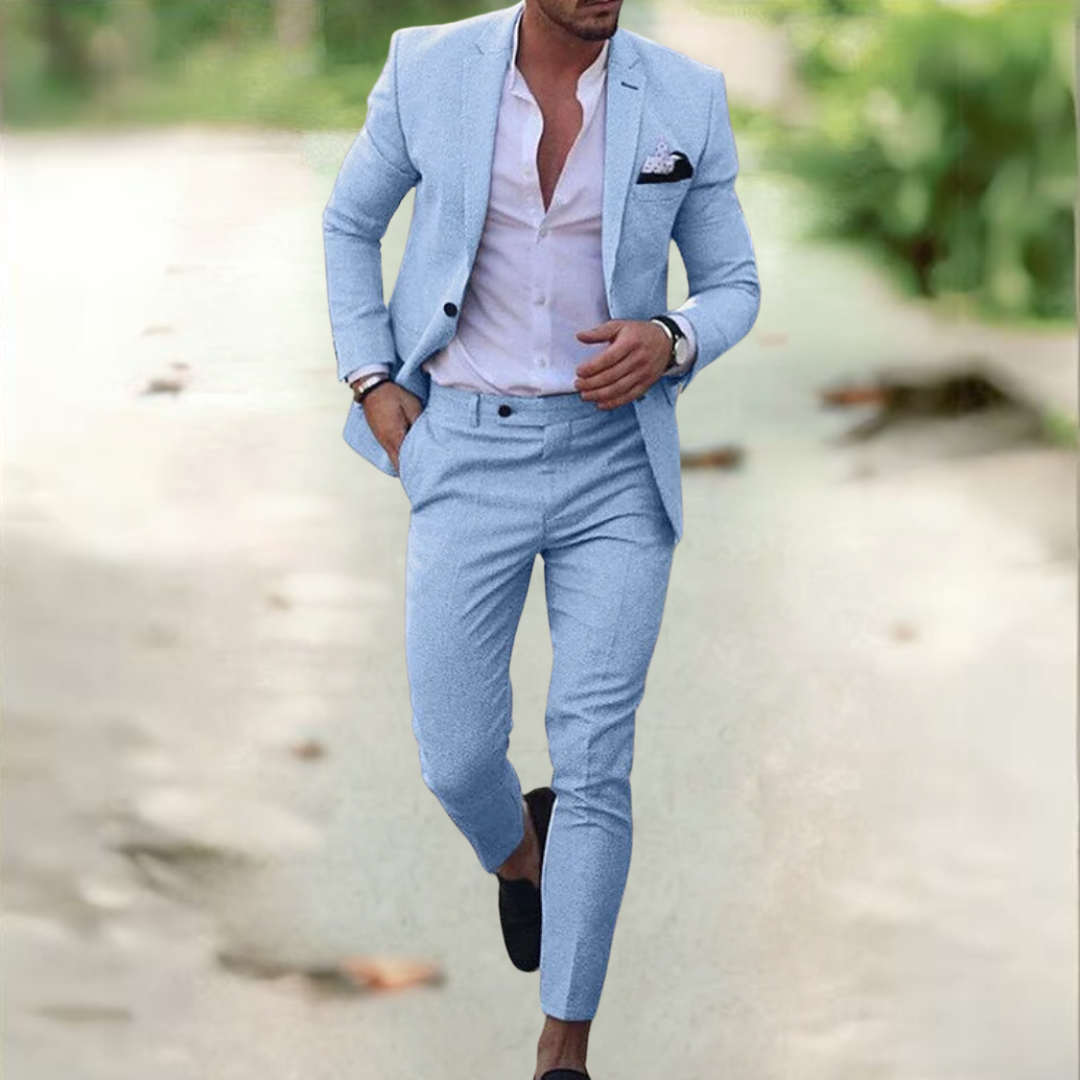 Blazer und Hosenset für Herren | Zweiteiliger Anzug
