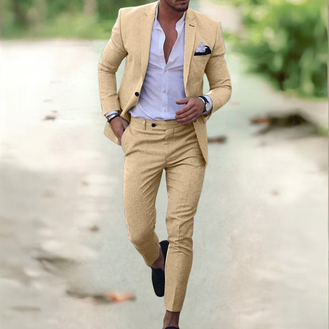 Blazer und Hosenset für Herren | Zweiteiliger Anzug