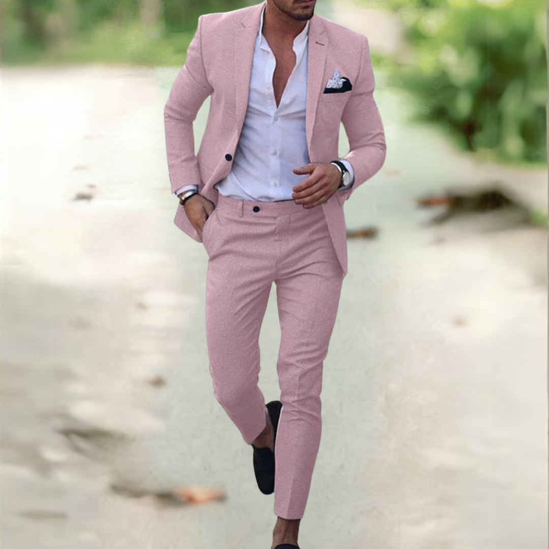 Blazer und Hosenset für Herren | Zweiteiliger Anzug