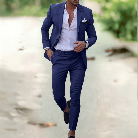 Blazer und Hosenset für Herren | Zweiteiliger Anzug