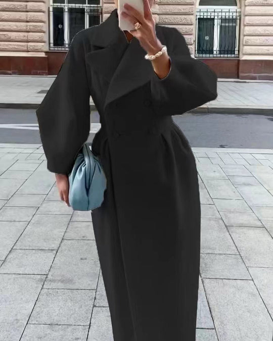 Damen Trenchcoat mit dickem Revers