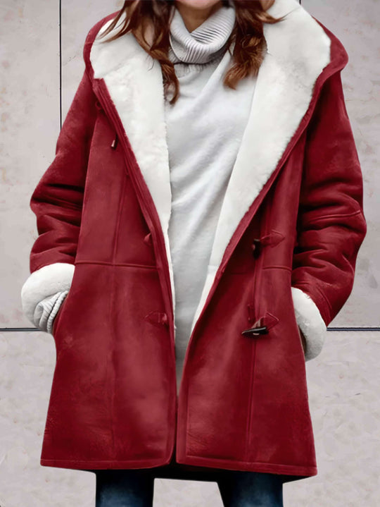 Wintermantel für Damen | Weicher, mit Fleece gefütterter, warmer Mantel