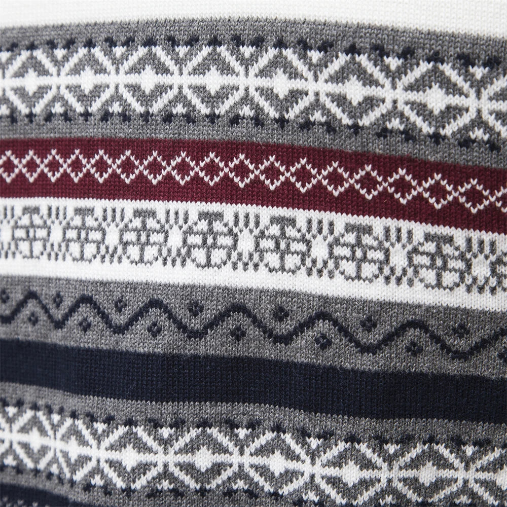 Nordischer Winterpulli für Herren
