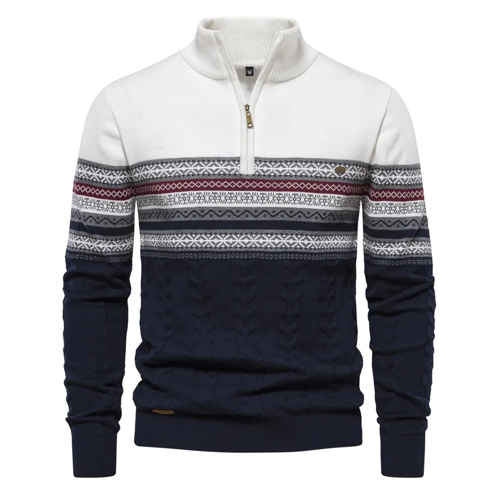 Nordischer Winterpulli für Herren