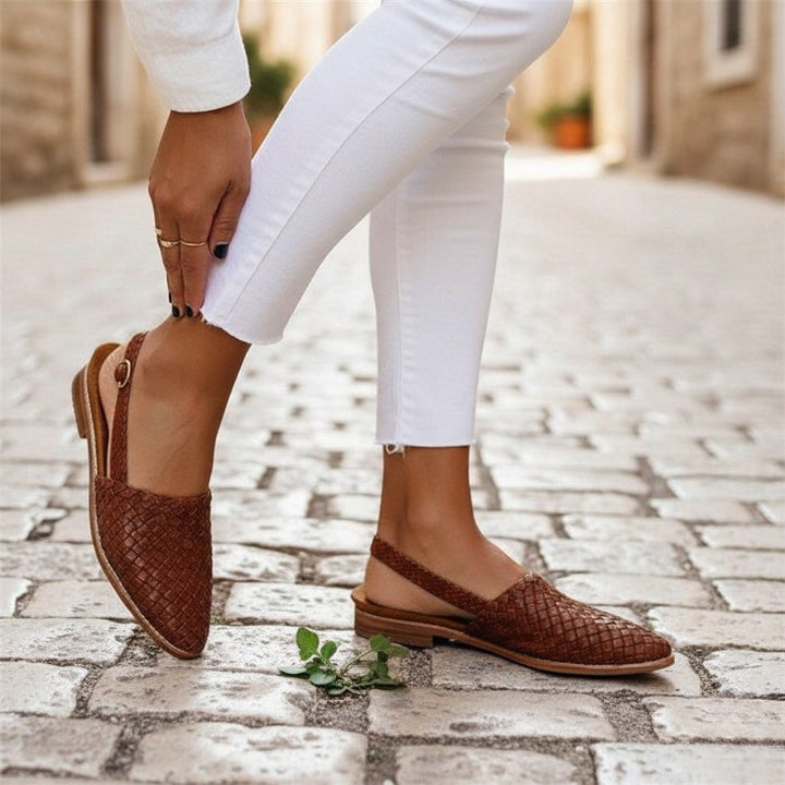 Gewebte Slingbacks