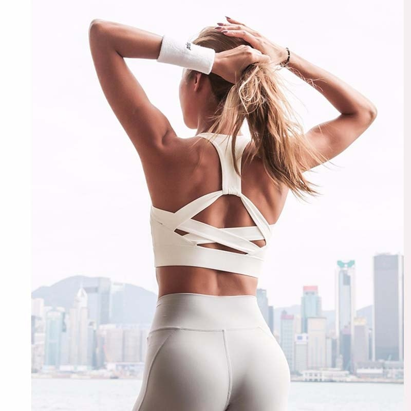 Riemen-Sport-BH für Damen | Criss-Cross Rücken