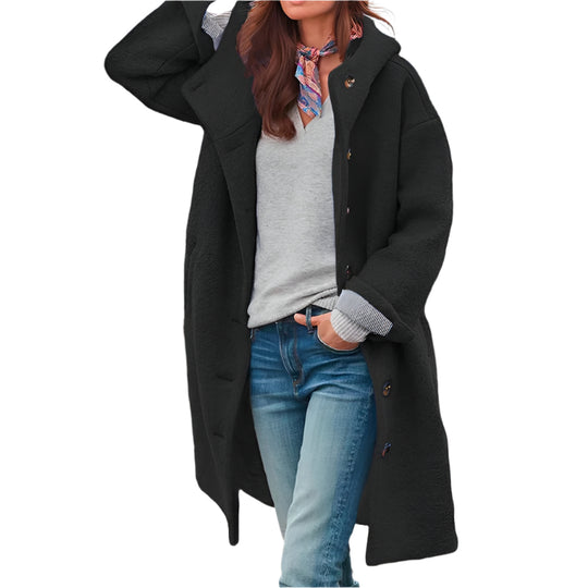 Schicker dicker Wintermantel für Damen