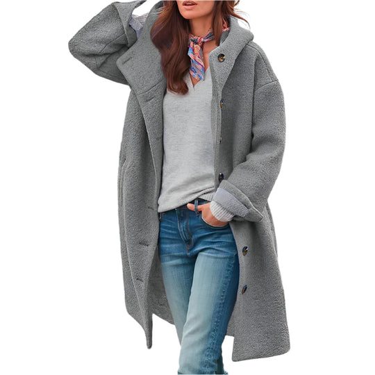 Schicker dicker Wintermantel für Damen