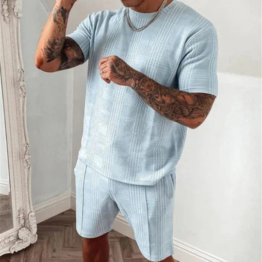 Sommer-Set für Herren | Hemd und Kurze Hosen