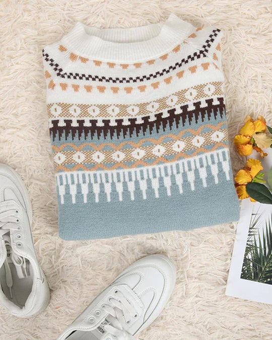 Stylischer Strickpullover für Damen | Gestrickt