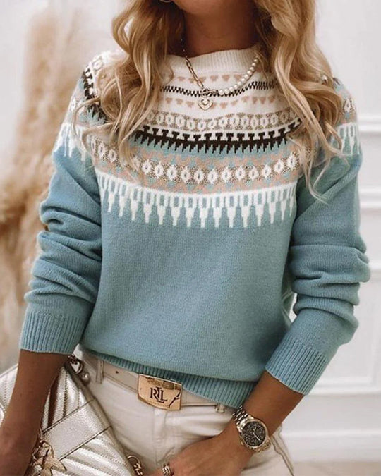 Stylischer Strickpullover für Damen | Gestrickt