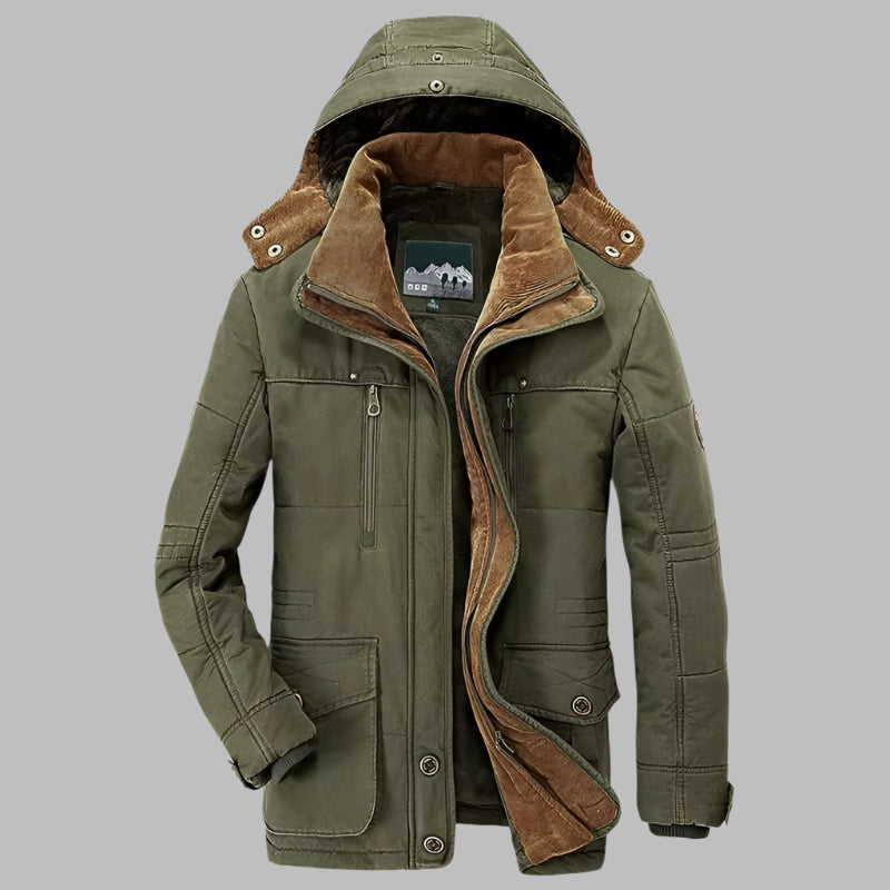 Warme Daunenjacke für Herren