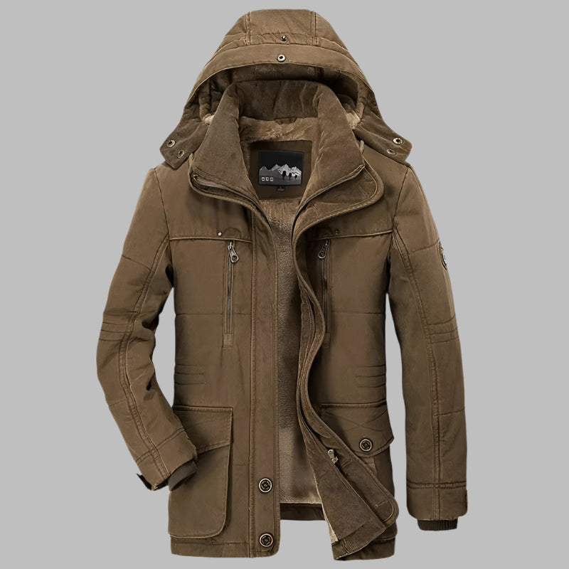 Warme Daunenjacke für Herren