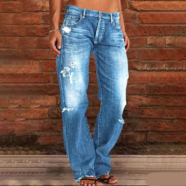 Damen-Jeans in lockerer Passform | Niedrige Taille