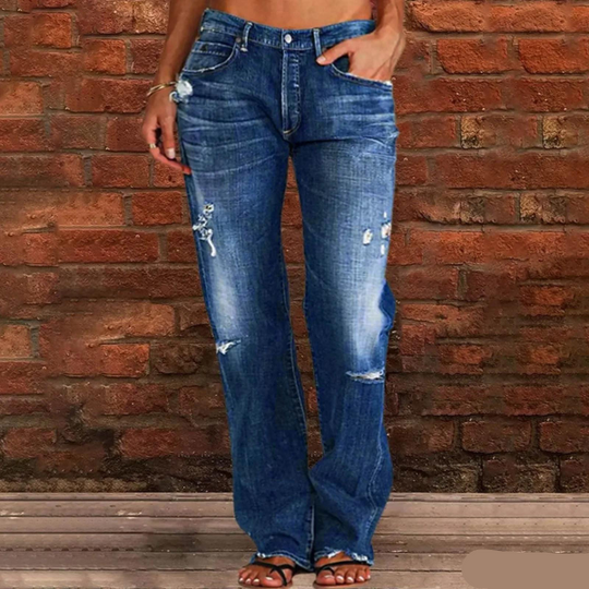Damen-Jeans in lockerer Passform | Niedrige Taille
