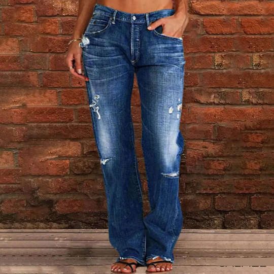Damen-Jeans in lockerer Passform | Niedrige Taille
