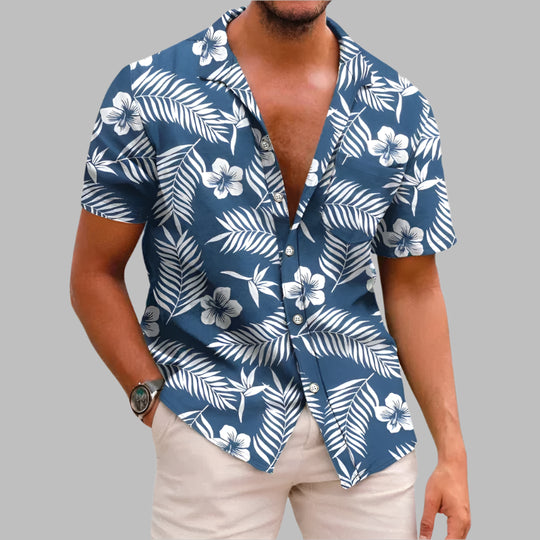 Herren Kurzarmhemd | Floral