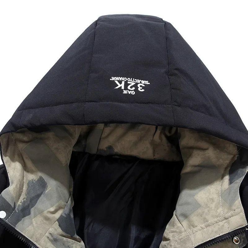 Herren Kapuzen Steppjacke | Warmer Gefütterter Wintermantel