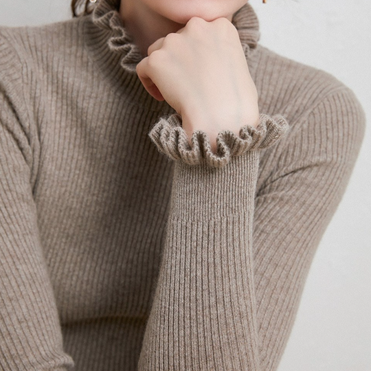 Warmer Rollkragenpullover für Damen