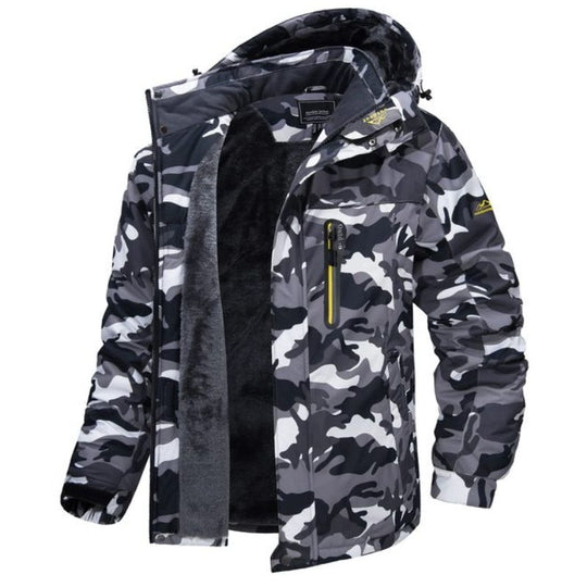 Warme und wasserdichte Winterjacke für Herren