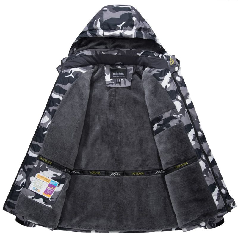 Warme und wasserdichte Winterjacke für Herren