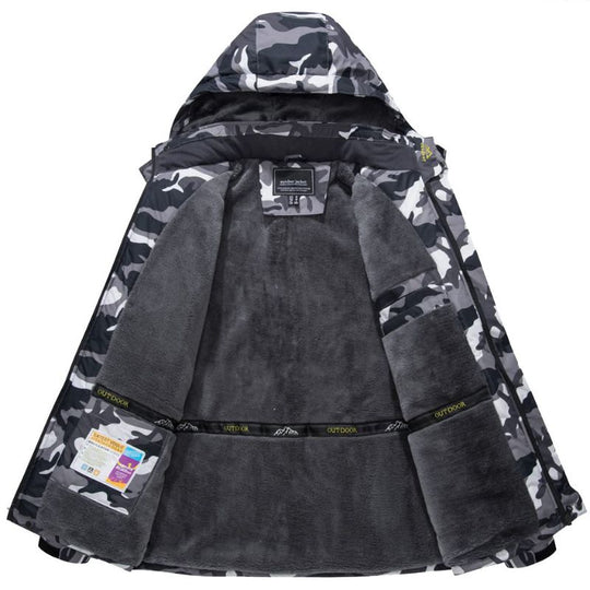 Warme und wasserdichte Winterjacke für Herren